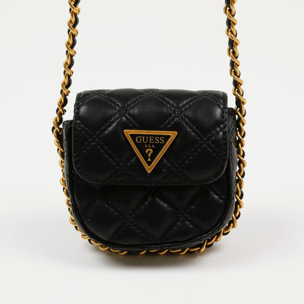 Guess Women Giully Mini Bag Black (Pre-owned) - Picture 2 of 4